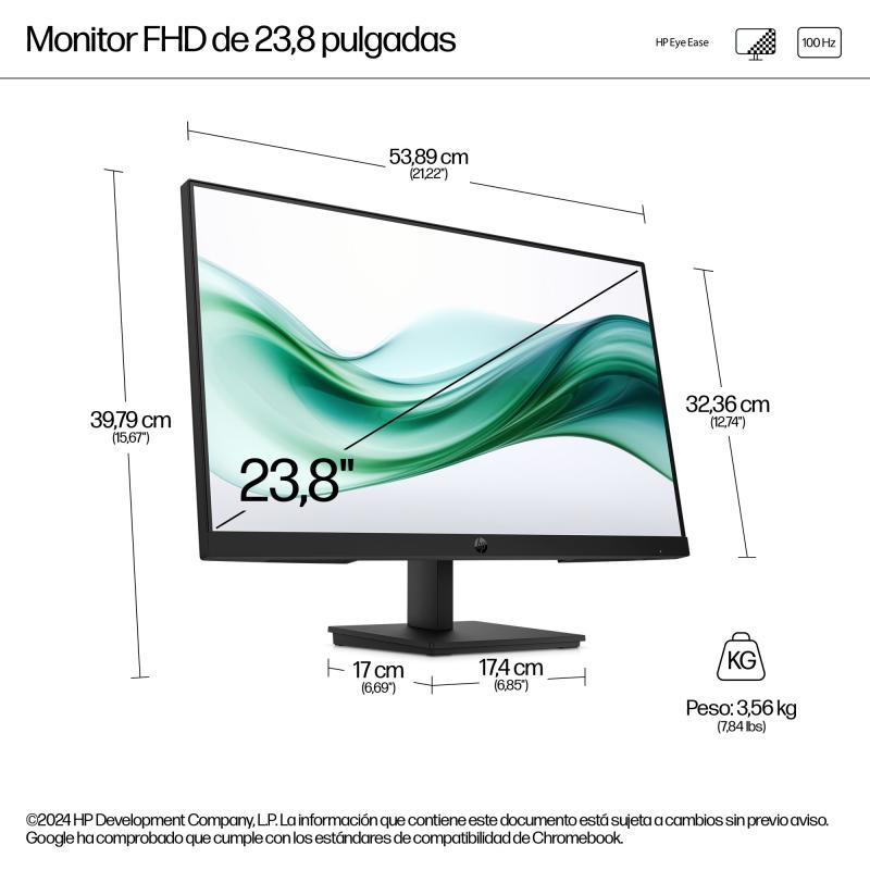 HP Series 3 Pro Monitor FHD de la serie 3 Pro de 23,8" - 324pv