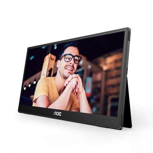 AOC 16T20 televisor y monitor portátil Negro 39.6 cm (15.6") 1920 x 1080 Pixeles