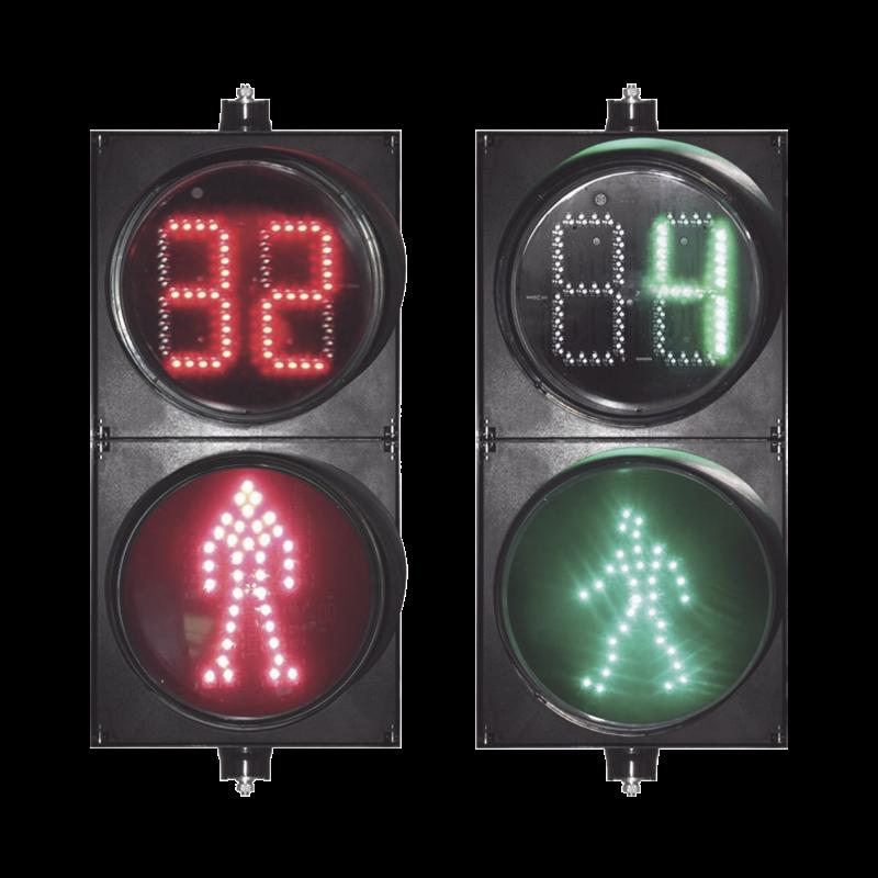 Semáforo Peatonal / Cuenta Regresiva / Rojo / Verde / Dinamico / Diámetro 20 Cm. PROLIGHTPAST