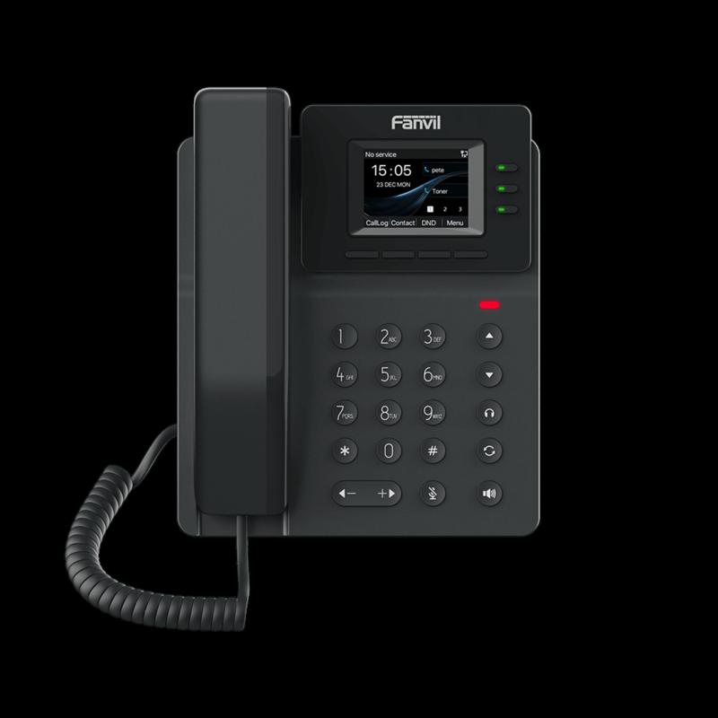 TELEFONO IP WI-FI PANTALLA A COLO 2.4 , 4 LINEAS SIP, CONFERENCIA 6 VIAS V60W