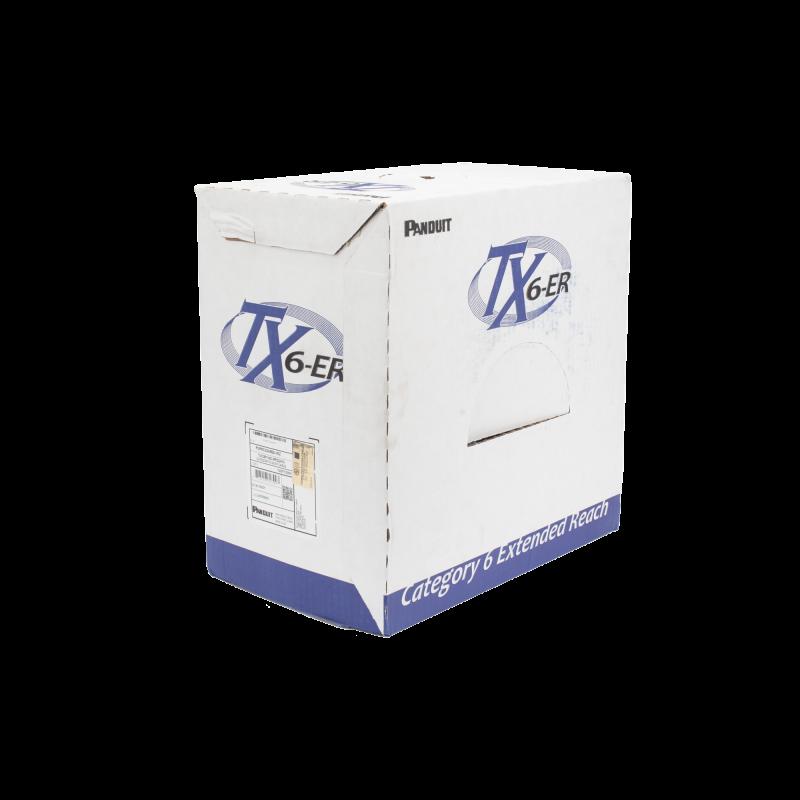 Bobina de Cable UTP de 4 Pares, Cat6 de Rango Extendido, 22 AWG, CMP (Plenum), Color Azul, 305 m PUP