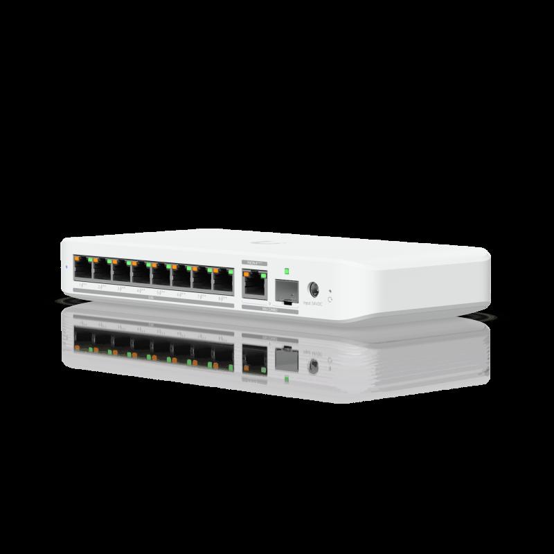USW Flex 2.5G PoE Switch de 8 Puertos 2.5GbE PoE++, con un Puerto de Enlace Ascendente Combinado RJ4