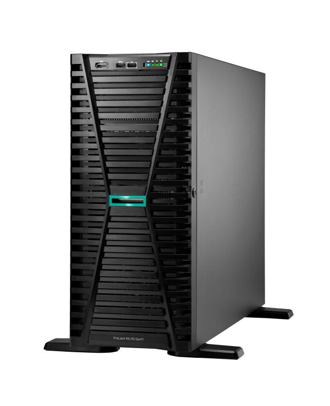 Servidor HPE ProLiant ML110 Gen11 3508U 2.1 GHz 8c 1P 1 x 32 GB-R 4 LFF con 2 discos de 4 TB HDD - 
