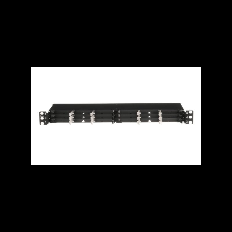 Panel de Distribución de Fibra Óptica, Acepta 18 Cassettes HD Flex™ en 4 Espacios, Hasta 144 Fibras,