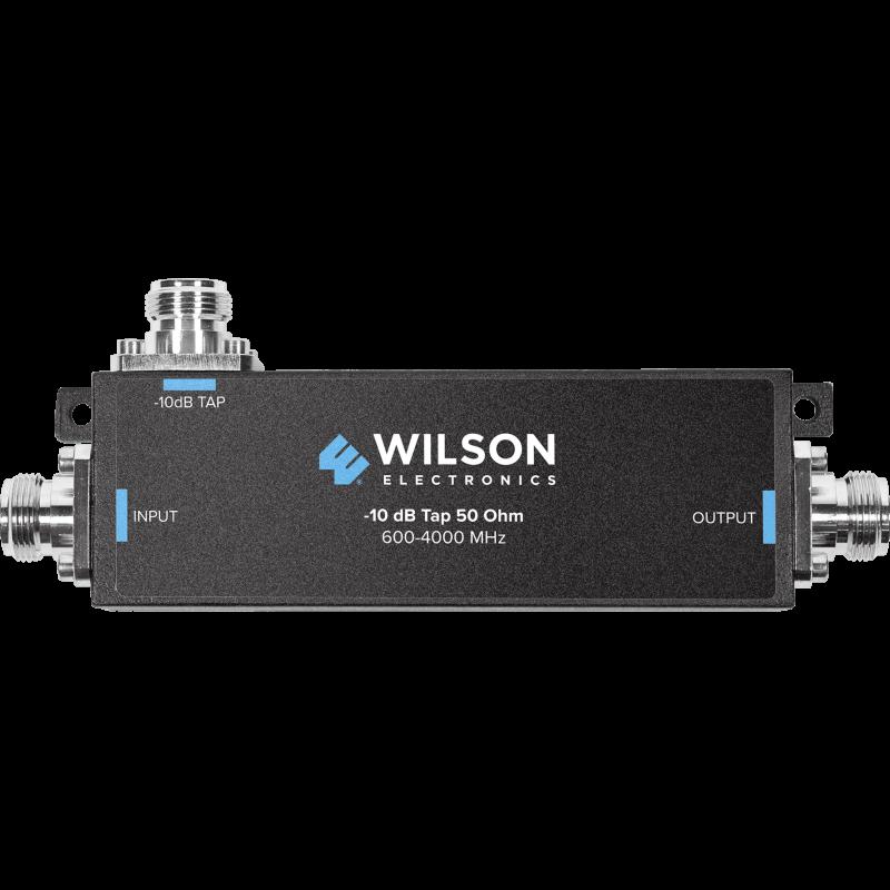 Separador TAP -10 dB con rango de frecuencia de 575 a 6000 MHz. Ideal para separar las antenas a dif