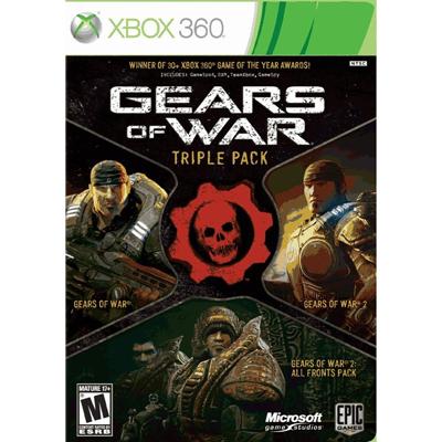 Microsoft Gears of War Triple Pack, Xbox 360, ESP