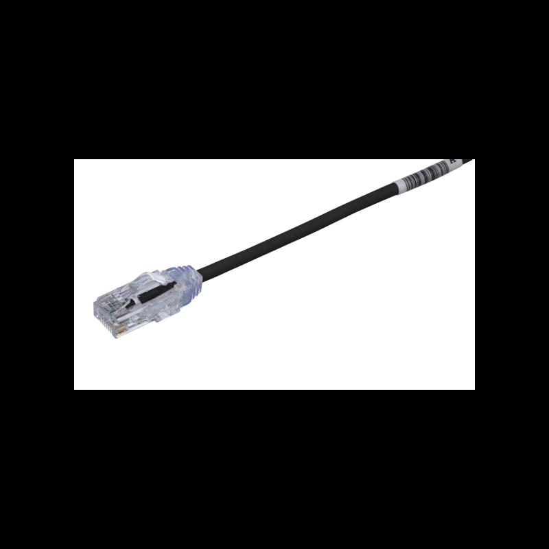 Cable de Parcheo TX6, UTP Cat6, Diámetro Reducido (28AWG), Color Negro, 45 ft UTP28SP45BL