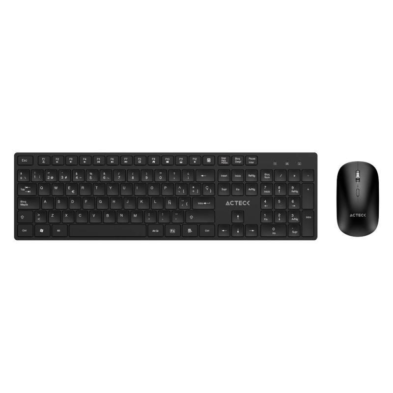 Kit Teclado y Mouse Acteck CREATOR VANTAGE AERO MK555  Teclado y Mouse Inalámbrico - 