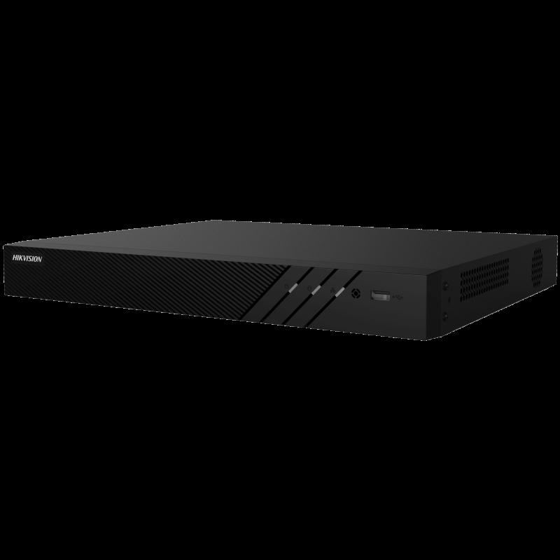 NVR 8 Megapixel (4K) (Compatible con Cámaras ACUSENSE) / 16 canales IP / 16 Puertos PoE+ / 2 Bahías 