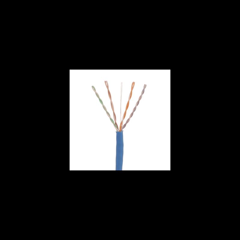 Bobina de Cable UTP 305 m. de Cobre, TX6000™ PanNet, Azul, Categoría 6 (24 AWG), CMP (Plenum), de 4 