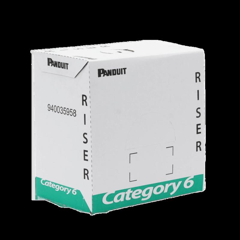 Bobina de Cable UTP, Categoría 6 de Alto Rendimiento (+350 MHz),  23 AWG, PVC (CMR, Riser), Bobina d