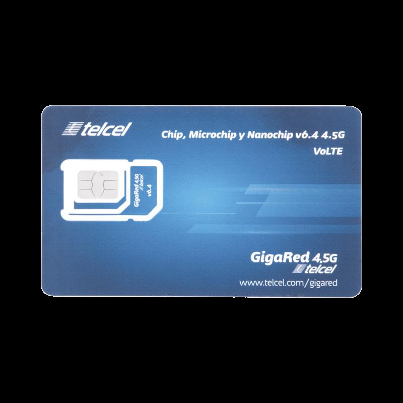 SIM SYSCOM 2 GB mensual para dispositivos móviles 3G/4G (Telcel) 1 año de servicio (solo datos) SIM2