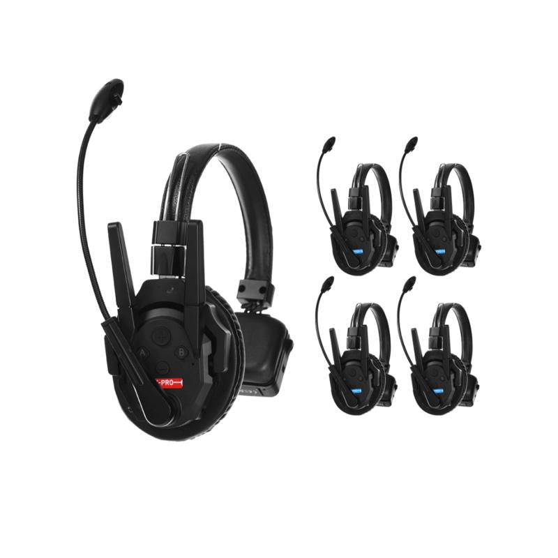 Kit de 5 Intercomunicador Inalámbrico TXtalk Pro / Antenas Externas / Rango 500m / Hasta 13 Unidades