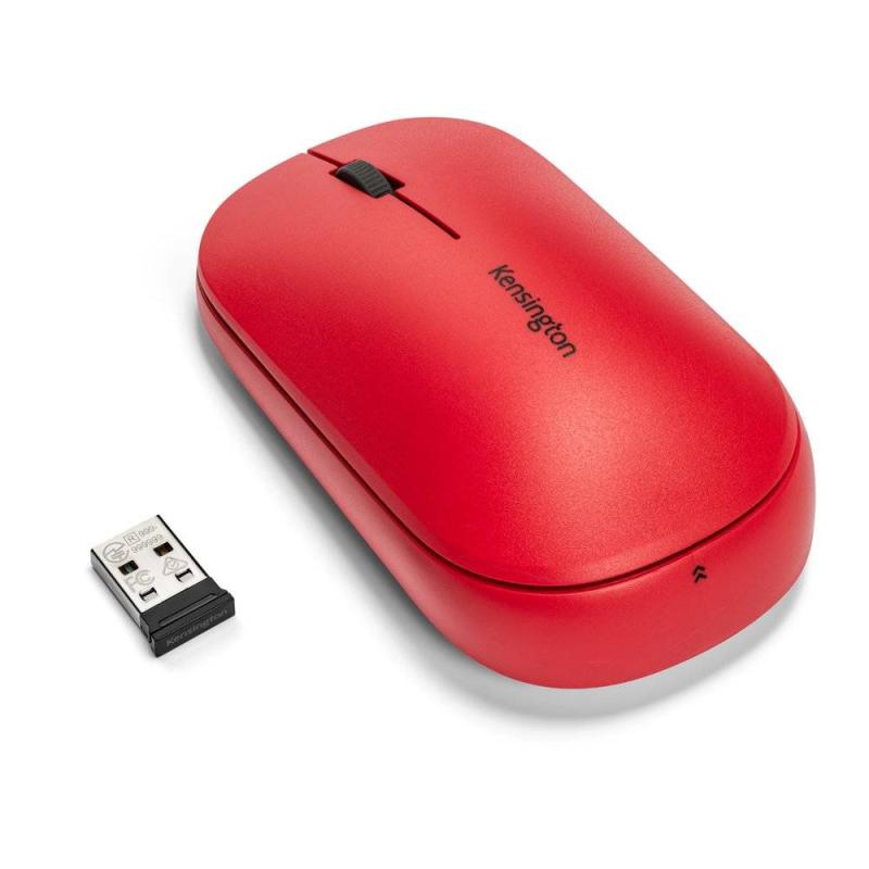 Mouse inalámbrico KENSINGTON -   K75352WW dual SureTrack, Rojo, USB-A, DPI: 1200/2400/4000