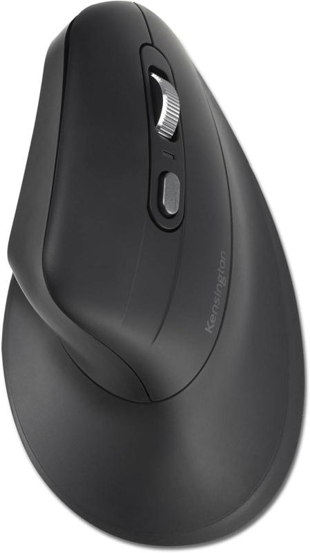 Mouse ergonómico Pro Fit - recargable, K72484NA  KENSINGTON, color negro, Bluetooth, 2.4GHz