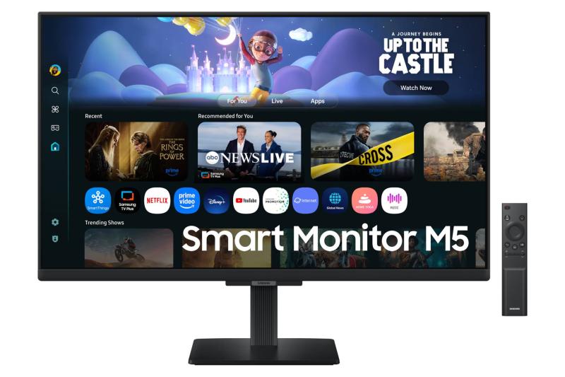 Monitor Samsung SMART - M5, 27 pulgadas, M50F, FHD, Plano, 60Hz, 5ms, LS27FM500ELXZX