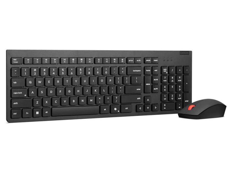 Kit teclado y mouse LENOVO 4X31R64500 - Completo, Negro