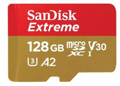 MICROSD EXTREME SANDISK 128GB SDSQXAA-128G-GN6MA - Formato: microSDXC