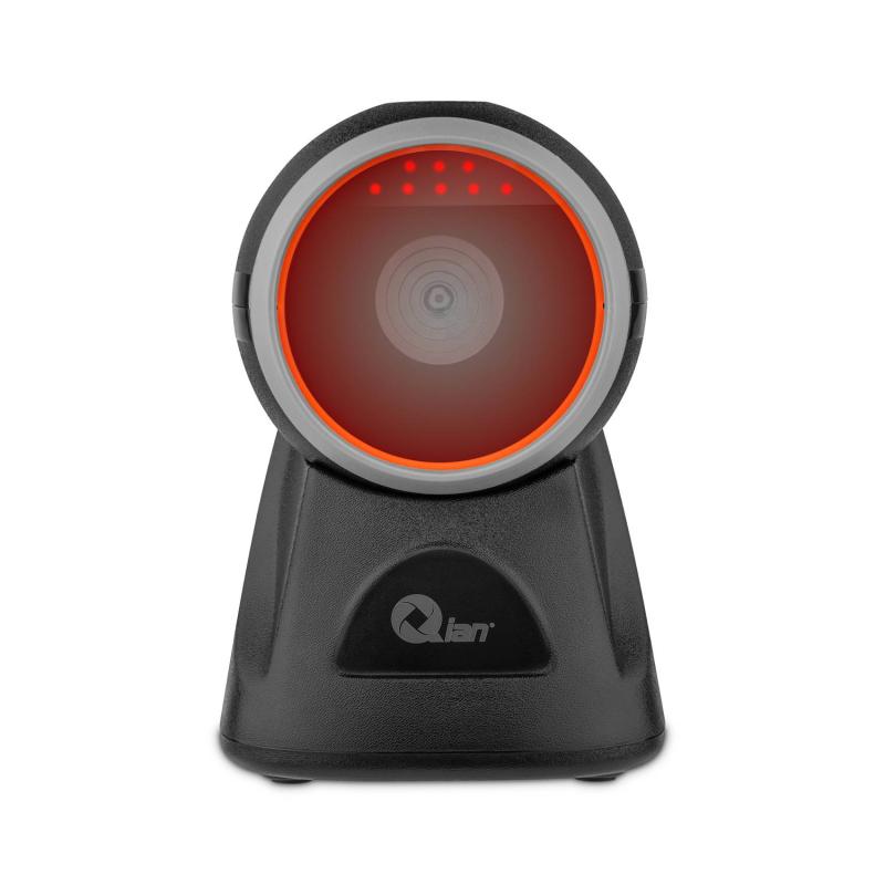 Lector de Código de Barras 2D QIAN Inalámbrico- incluye base de carga - compatible con códigos 1D y 