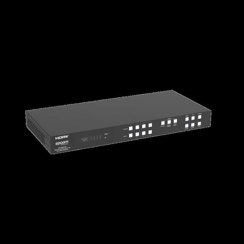 Switch de Video Matrix 4x4 HDMI 2.0 | 18Gbps Ancho de Banda | 4K2K@60Hz Resolución | 4 Entradas 4 Sa