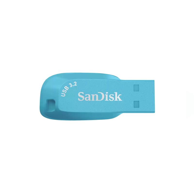Memoria USB SanDisk Ultra Shift - 128GB, USB 3.0, Azul Turquesa