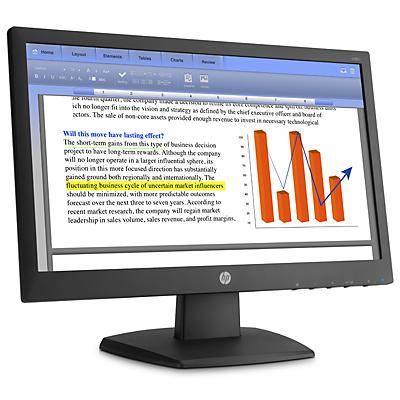 HP V193b 18.5" Black HD ready Matt