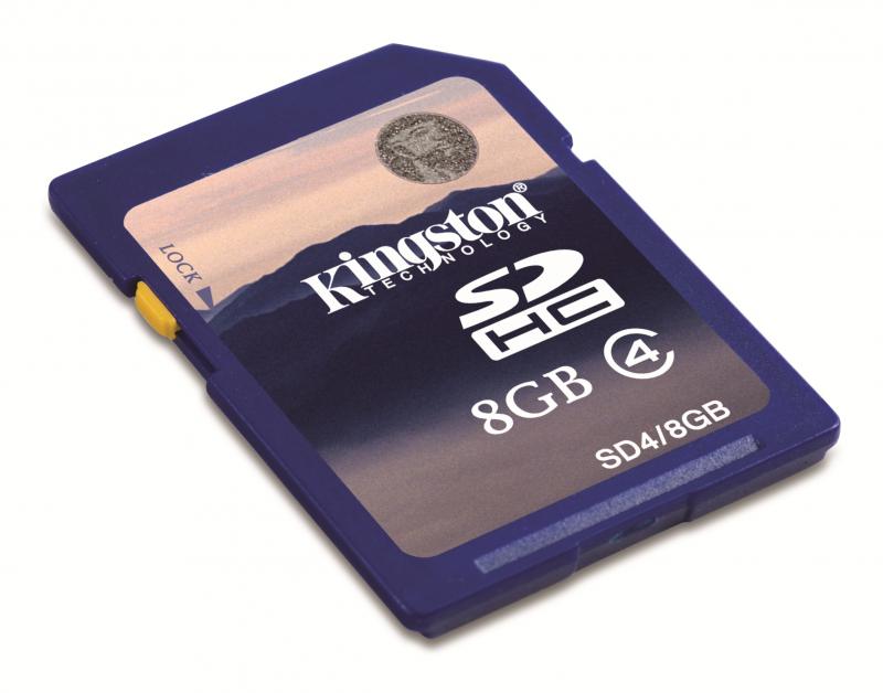 Kingston Technology 8GB SDHC Card