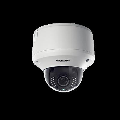 Domo IP Hikvision DS2CD4332FWDI para exterior inteligente, 3MP con WDR real y funciones de videoanálsis