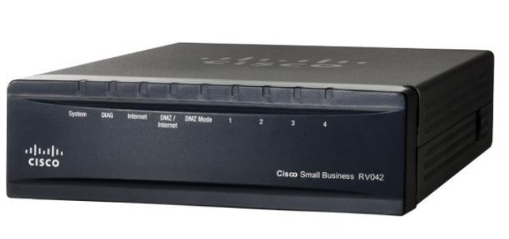 Cisco RV042 Ethernet Negro enrutador