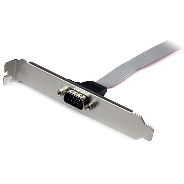 StarTech.com Adaptador de 40cm de Header Bracket Serial DB9 RS232 a IDC 10 Pines para Tarjeta Madre