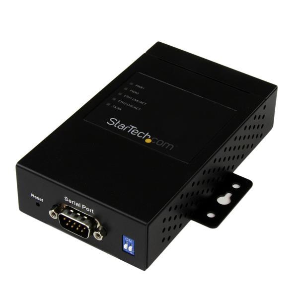 StarTech.com Servidor Industrial de Dispositivos Serie de 1 Puerto Serial RS-232 / 422 / 485 a Ether