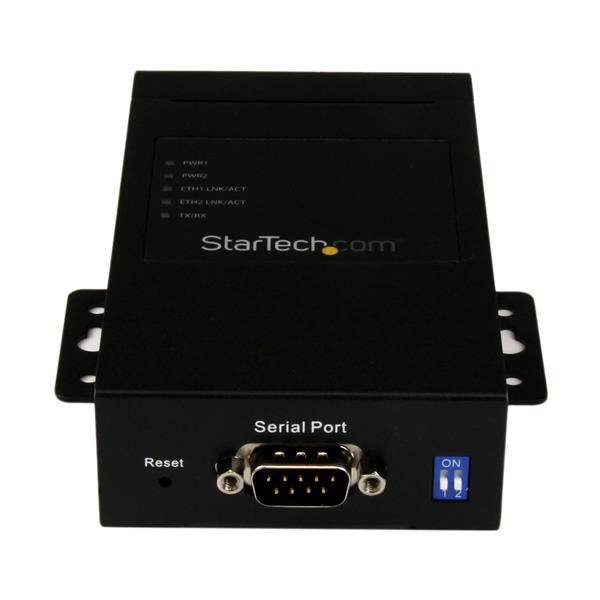 StarTech.com Servidor Industrial de Dispositivos Serie de 1 Puerto Serial RS-232 / 422 / 485 a Ether