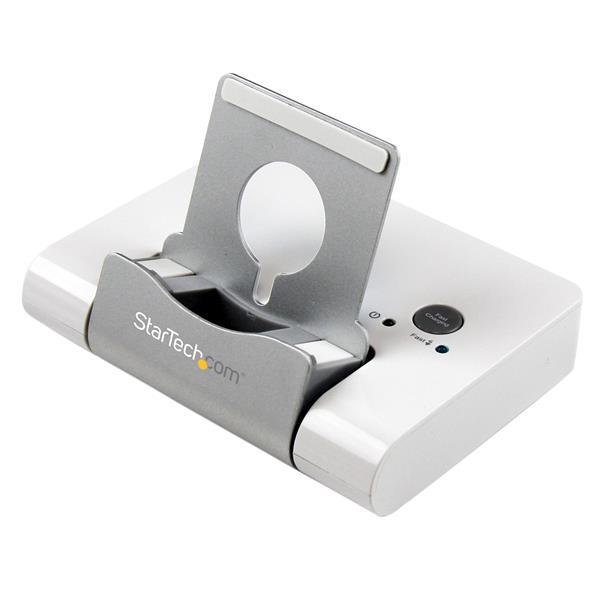 StarTech.com Concentrador USB 3.0 de 3 Puertos - Hub con Puerto de Carga Rápida (2.1A) y Base para 
