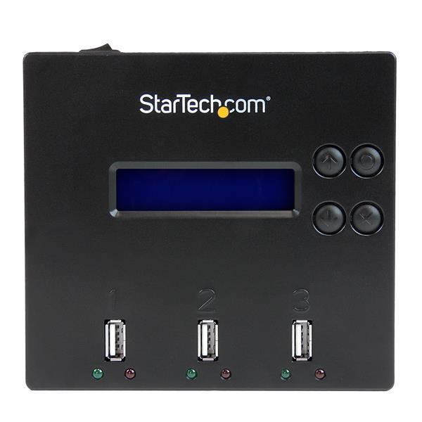 StarTech.com Dock Base Clonador Duplicador Autónomo Copiador Borrador Memorias Flash USB 2.0 - 1 a 