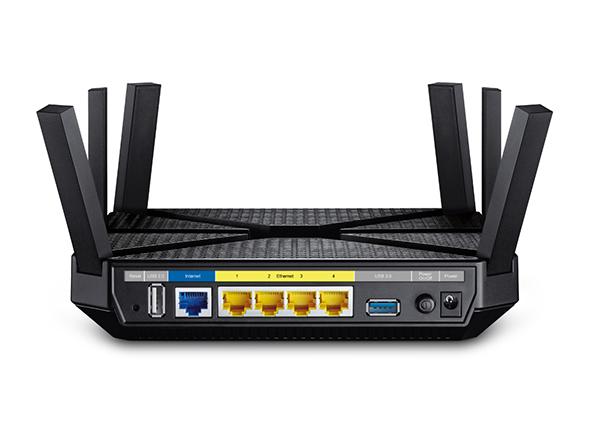 TP-LINK AC3200 Wifi Ethernet Banda dual Negro