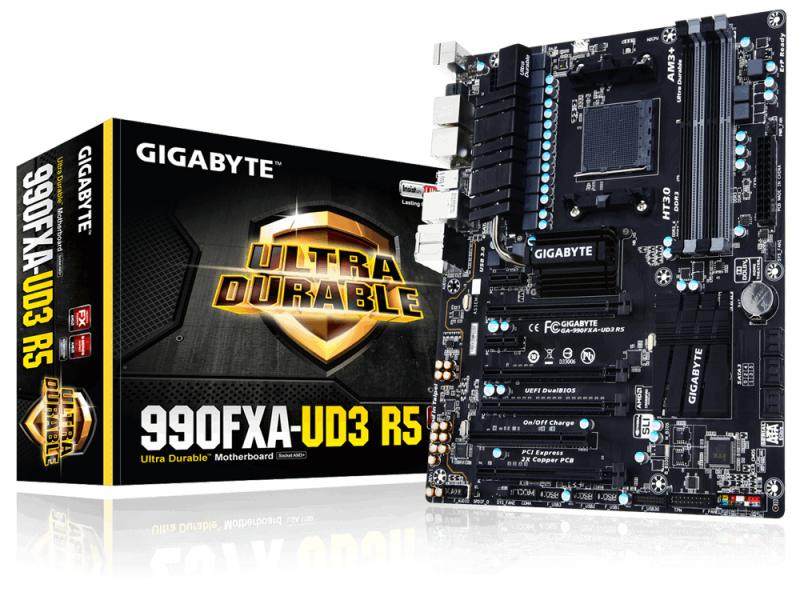 Gigabyte GA-990FXA-UD3 R5 AMD 990FX Socket AM3 tarjeta madre