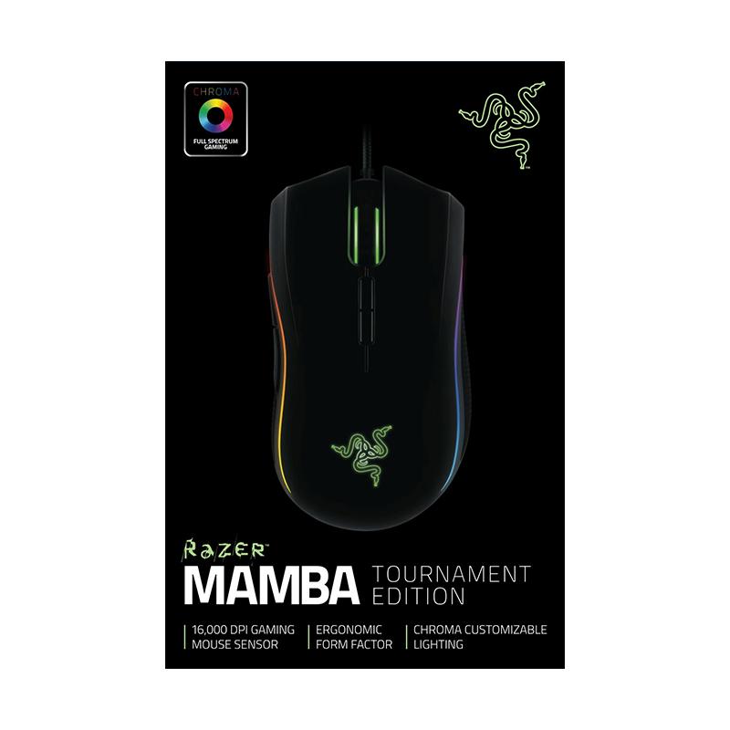 Razer Mamba Tournament Edition USB Laser 16000DPI Mano derecha
