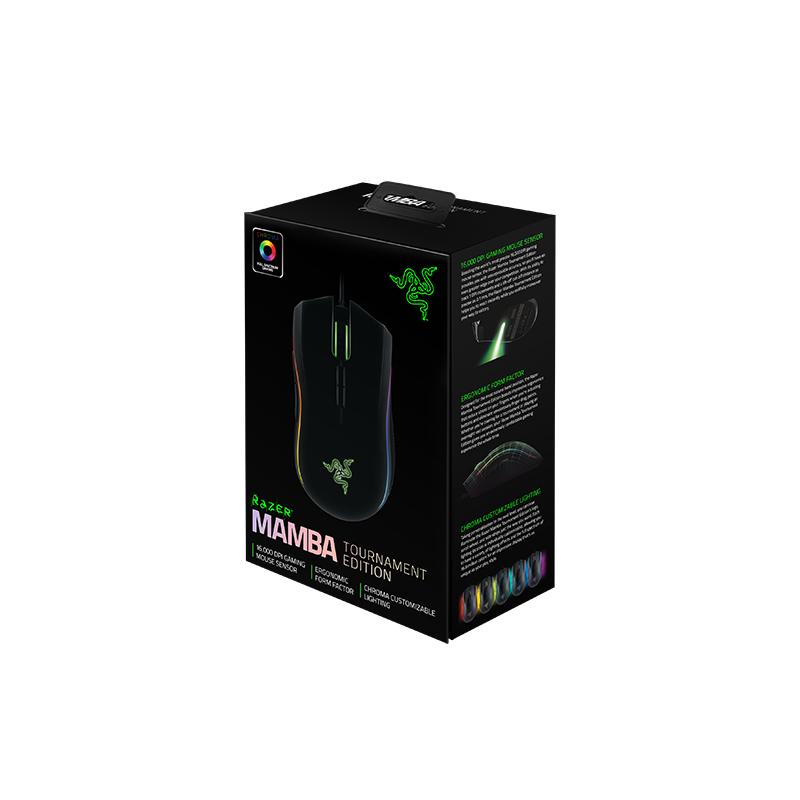 Razer Mamba Tournament Edition USB Laser 16000DPI Mano derecha