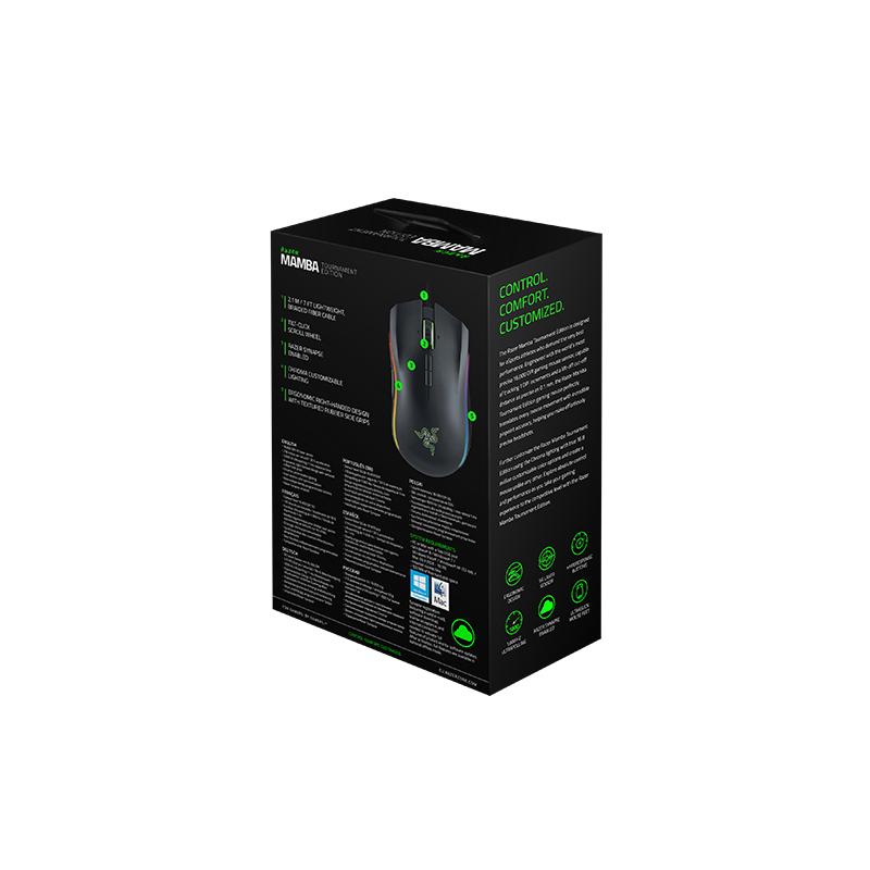 Razer Mamba Tournament Edition USB Laser 16000DPI Mano derecha