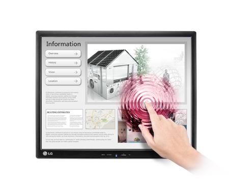 LG 19MB15T monitor de pantalla táctil