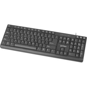 TECLADO ECONOMICO PS2 NEGRO .  155120