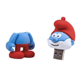 Tribe 8GB USB 2.0 8GB USB 2.0 Azul, Rojo unidad flash USB