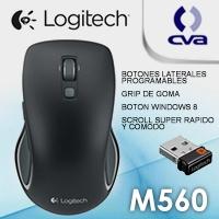 MOUSE INALAMBRICO ERGONOMICO LOGITECH WIRELESS M560 MS-922
