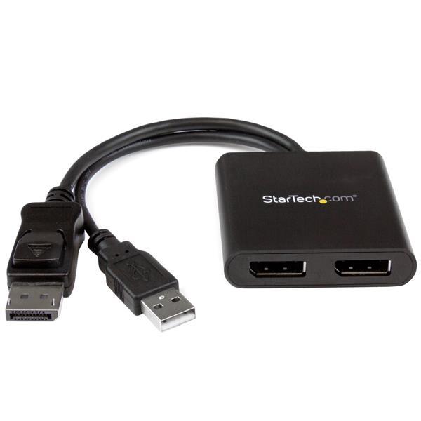 StarTech.com Splitter Divisor DP a 2 puertos DisplayPort - Hub MST