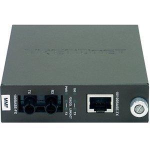 TRENDNET CONVERTIDOR DE FIBRA ST MULTIMODO  TFC-110MST