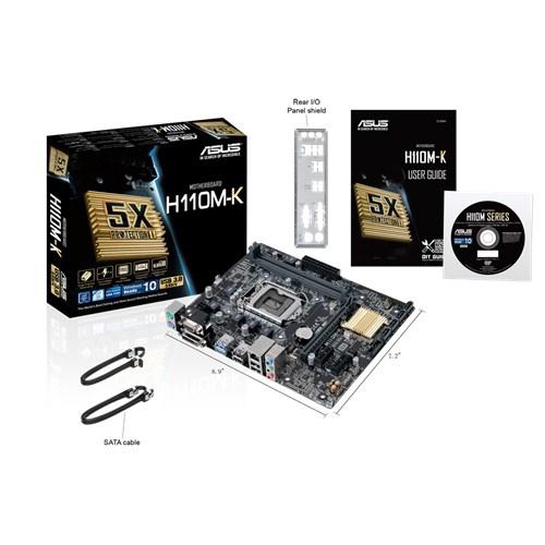 ASUS H110M-K Intel H110 LGA1151 Micro ATX