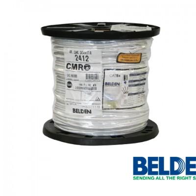 CABLE UTP BELDEN 2412 006A1000 305MTS AZUL CAT6 EN CAJA  006A1000