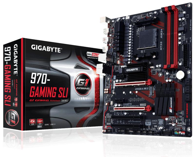 Gigabyte 970 + SB950 CHIPSET MB AMD 970 Socket AM3+ ATX