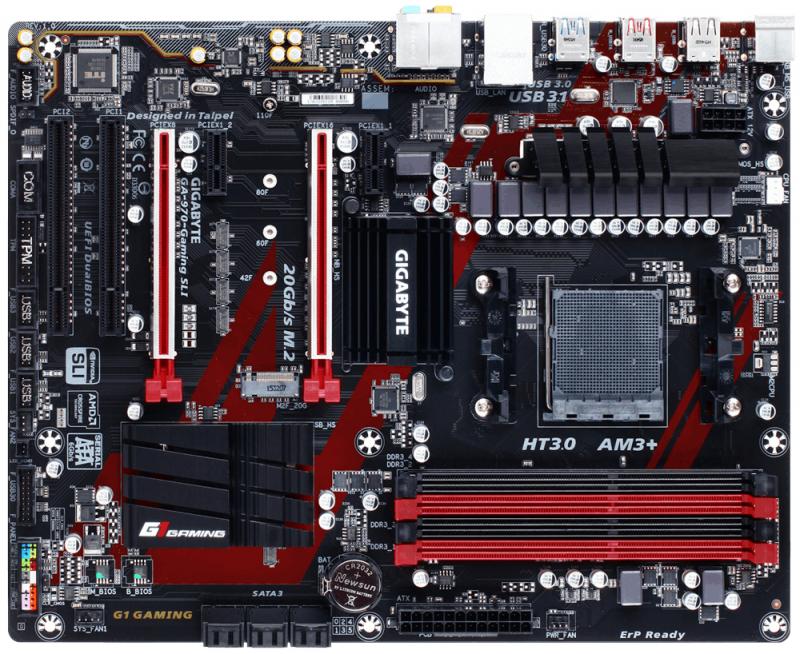 Gigabyte 970 + SB950 CHIPSET MB AMD 970 Socket AM3+ ATX