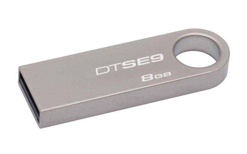 Kingston Technology DataTraveler SE9 8GB 8GB USB 2.0 Plata unidad flash USB